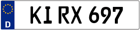 Truck License Plate